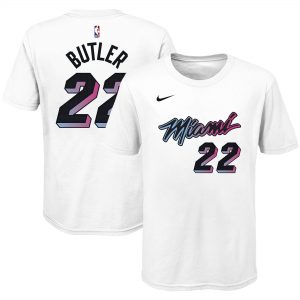 Jimmy Butler Miami Heat Youth Team Name & Number T-Shirt