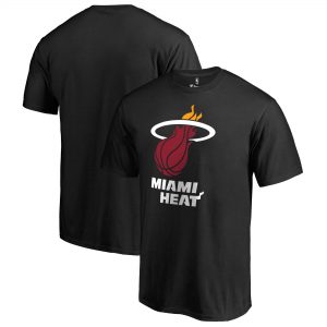 Men’s Miami Heat Black Primary Logo T-Shirt