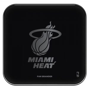 Miami Heat Fast Charging Glass Wireless Charge Pad