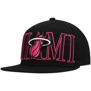 Miami Heat Mitchell & Ness Winner Circle Snapback Hat