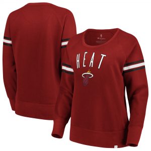 Women’s Miami Heat Red Team Arch Fleece Sweater